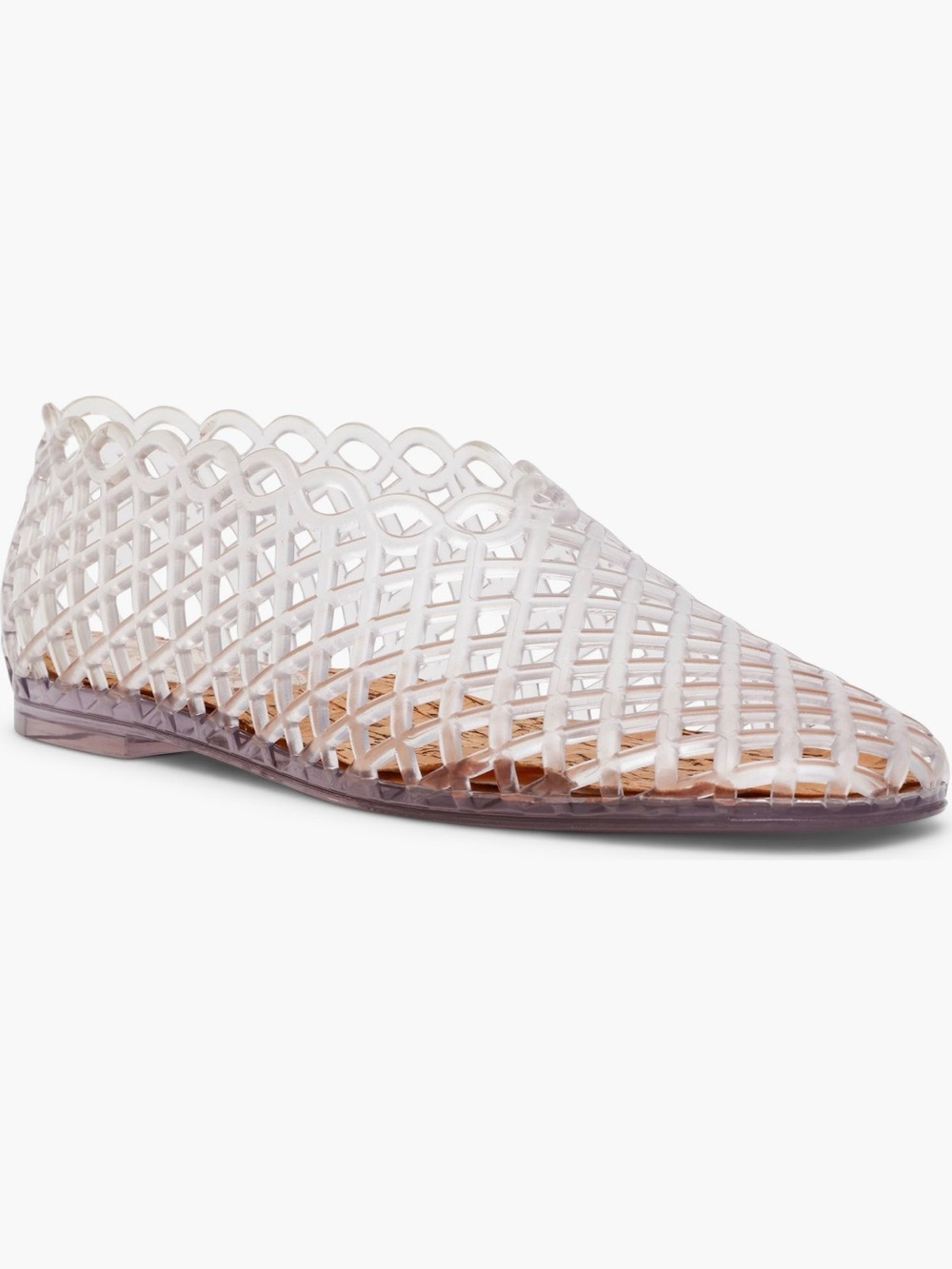 Steve Madden Clear Grove Jelly Flats NWT